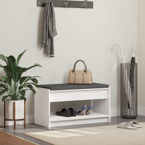 ARDEBO.de - Flurbank Weiß 83 x 38 x 45 cm