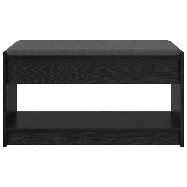 Flurbank Schwarz Eichen-Optik 83 x 38 x 45 cm