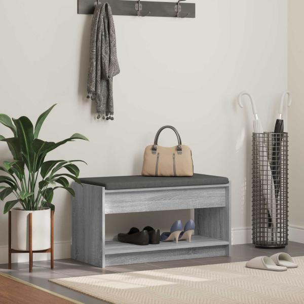 ARDEBO.de - Flurbank Sonoma-Grau 83 x 38 x 45 cm