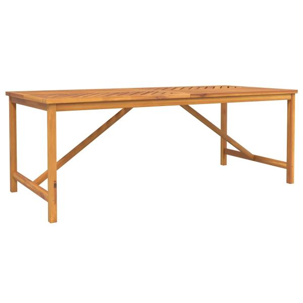 Garten Essgruppe 3 Stk. Braun Massivholz Akazie