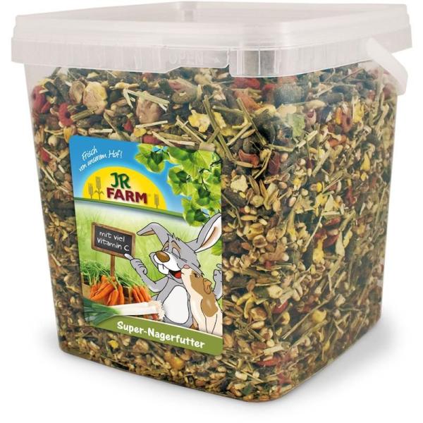 ARDEBO.de JR Farm Super - Nagerfutter 2,5kg Eimer