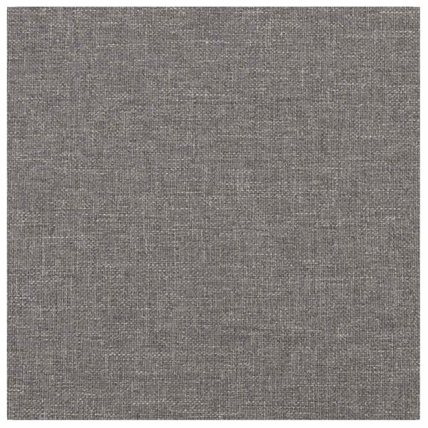Wandkopfteilen 12 Stk. 30 x 30 cm Hellgrau Stoff
