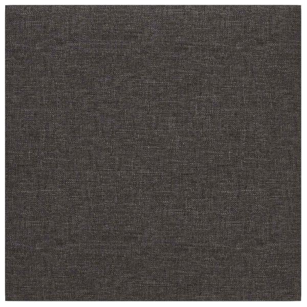 Wandkopfteilen 12 Stk. 30 x 30 cm Dunkelgrau Stoff