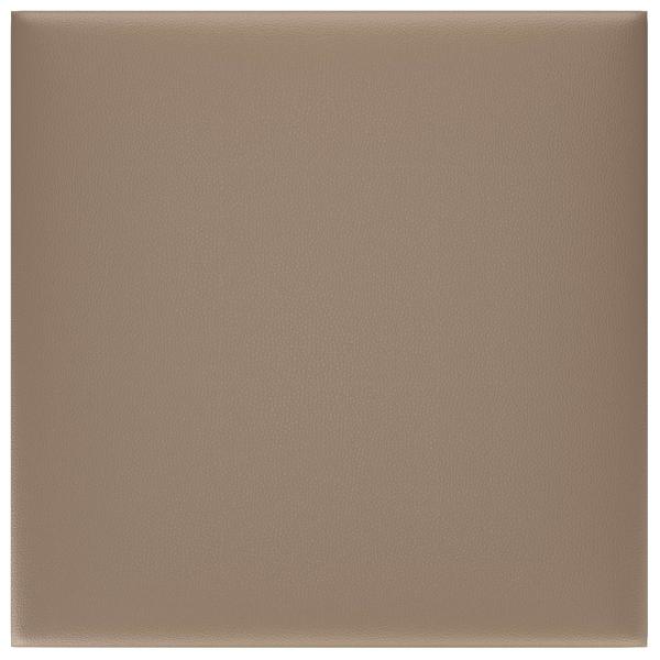 Wandkopfteilen 12 Stk. 30 x 30 cm Cappuccino Stoff