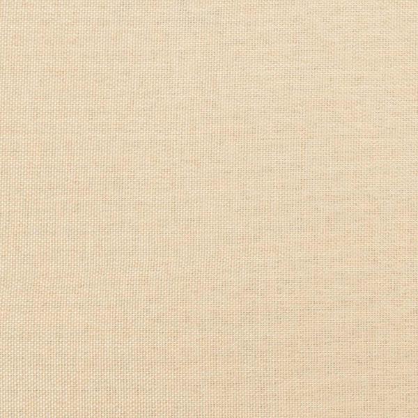 Wandkopfteilen 12 Stk. 60 x 30 cm Creme Stoff
