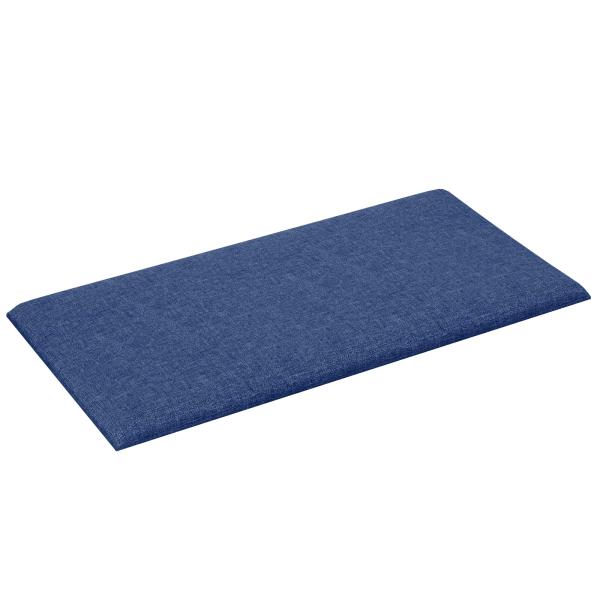 Wandkopfteilen 12 Stk. 60 x 30 cm Blau Stoff