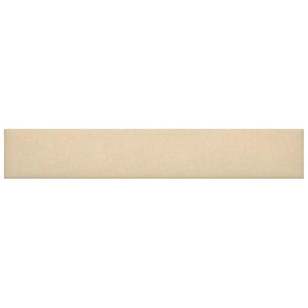 Wandkopfteilen 12 Stk. 90 x 15 cm Creme Stoff