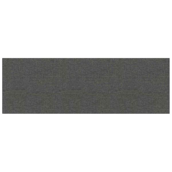 Wandkopfteilen 12 Stk. 90 x 30 cm Dunkelgrau Stoff