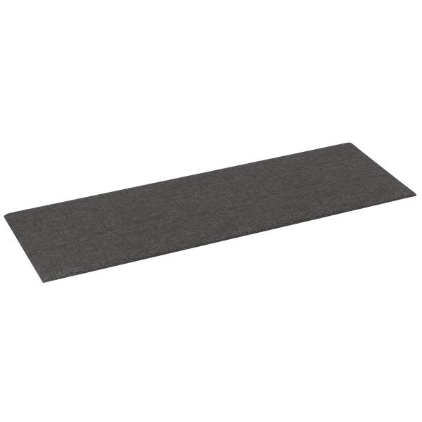 Wandkopfteilen 12 Stk. 90 x 30 cm Dunkelgrau Stoff