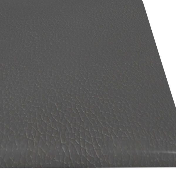 Wandkopfteilen 12 Stk. 60 x 15 cm Grau Stoff