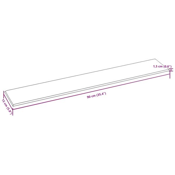 Wandkopfteilen 12 Stk. 90 x 15 cm Dunkelgrau Stoff