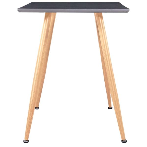 Esstisch Grau und Eichefarben 120×60×74 cm MDF