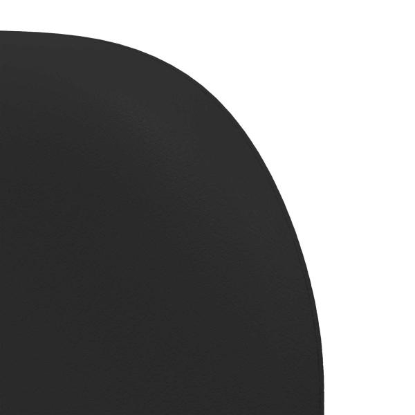Kopfteil Ohr Schwarz 40 x 23 x 6 cm PVC