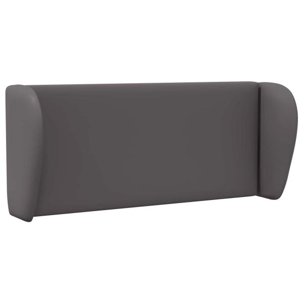 Kopfteil Ohr Dunkelgrau 40 x 23 x 6 cm PVC
