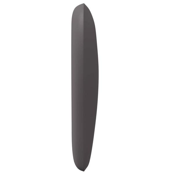 Kopfteil Ohr Dunkelgrau 40 x 23 x 6 cm PVC