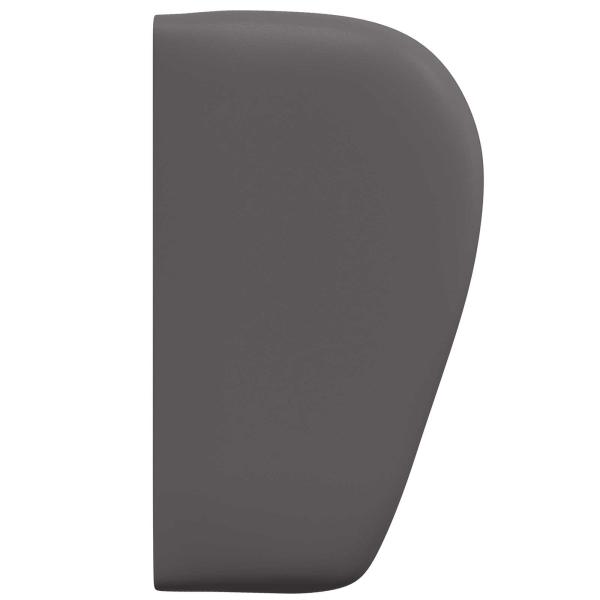 Kopfteil Ohr Dunkelgrau 40 x 23 x 6 cm PVC