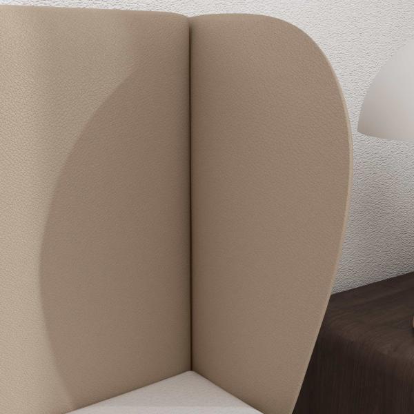 Kopfteil Ohr Hellbraun 40 x 23 x 6 cm PVC