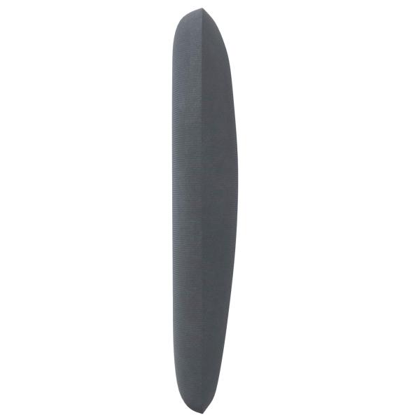 Kopfteil Ohr Dunkelgrau 40 x 23 x 6 cm Samt