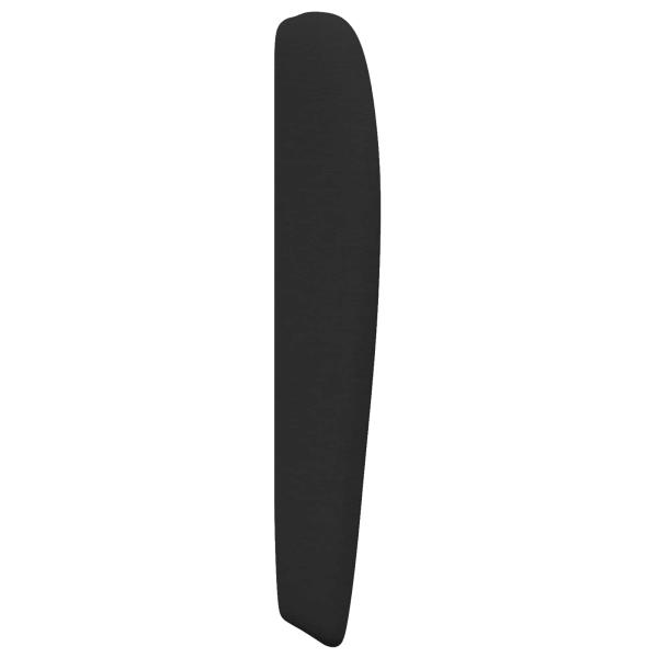 Kopfteil Ohr Schwarz 80 x 23 x 6 cm Stoff
