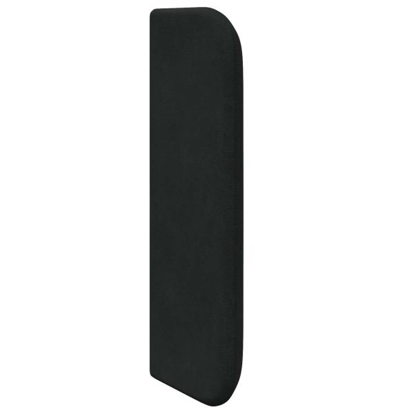 Kopfteil Ohr Schwarz 40,5 x 40,5 x 4 cm Samt