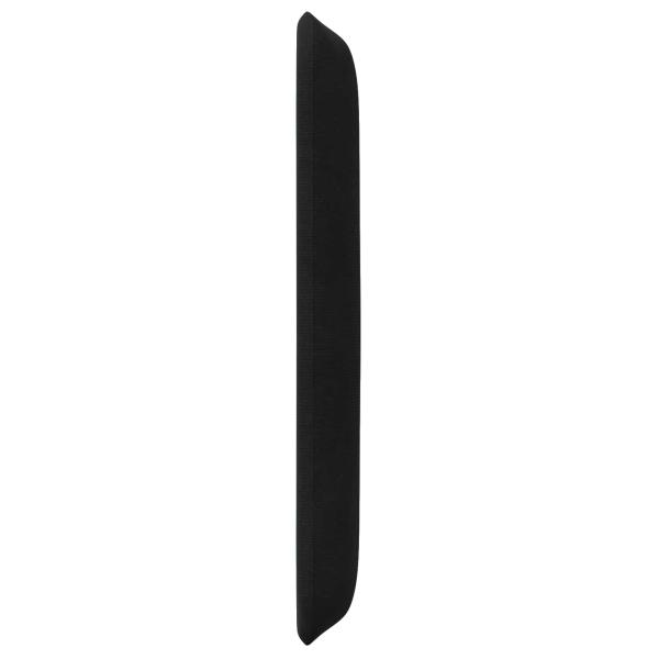 Kopfteil Ohr Schwarz 40,5 x 40,5 x 4 cm Samt