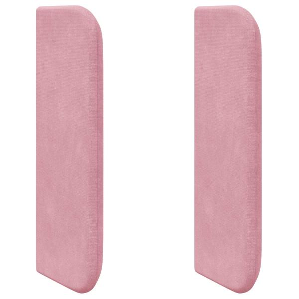 Kopfteil Ohr Rosa 40,5 x 40,5 x 4 cm Samt