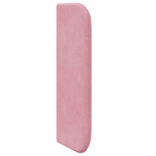 Kopfteil Ohr Rosa 40,5 x 40,5 x 4 cm Samt