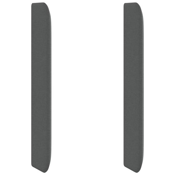 Kopfteil Ohr Grau 80 x 16 x 4 cm Stoff