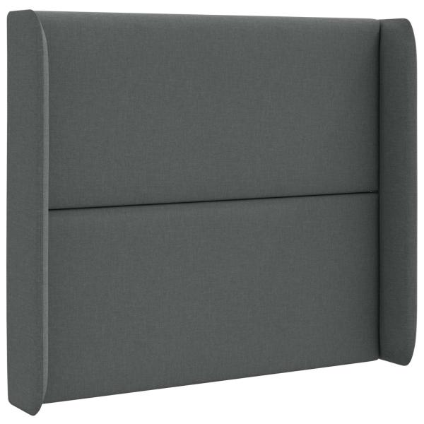 Kopfteil Ohr Grau 80 x 16 x 4 cm Stoff