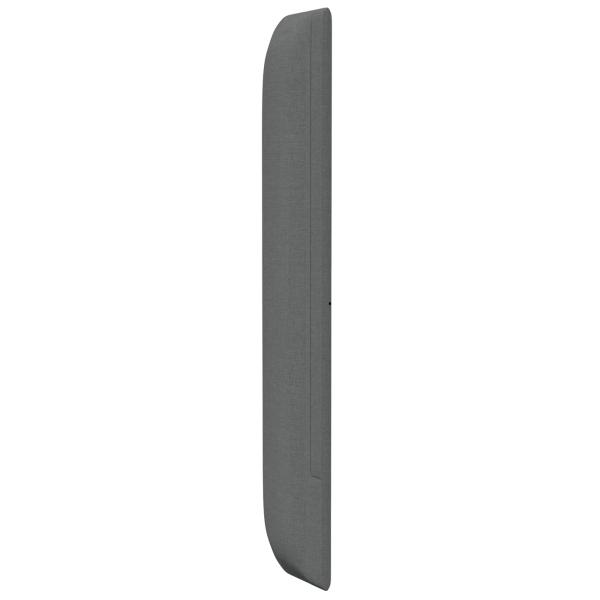 Kopfteil Ohr Grau 80 x 16 x 4 cm Stoff