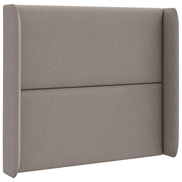 Kopfteil Ohr Taupe 80 x 16 x 4 cm Stoff