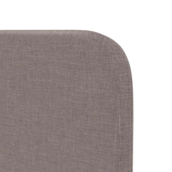 Kopfteil Ohr Taupe 80 x 16 x 4 cm Stoff
