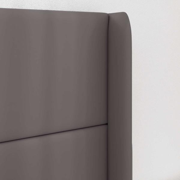 Kopfteil Ohr Grau 80 x 16 x 4 cm PVC