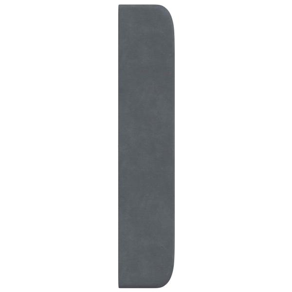 Kopfteil Ohr Grau 80 x 16 x 4 cm Samt