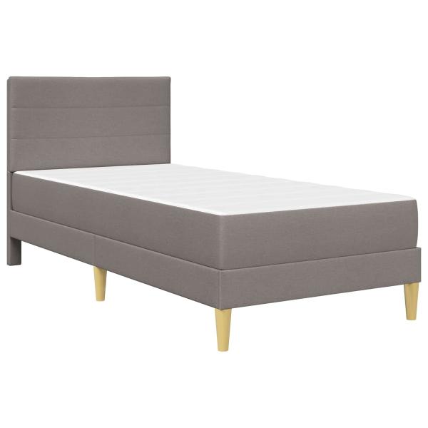 Bettrahmen 90 x 200 cm Taupe