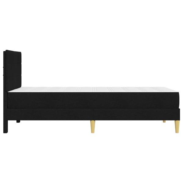 Bettrahmen Schwarz 100 x 200 cm Polyester