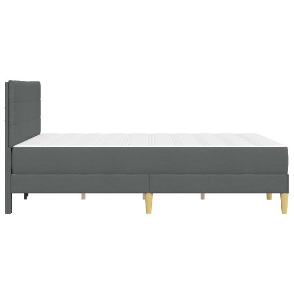 Bettrahmen Dunkelgrau 120 x 200 cm Polyester