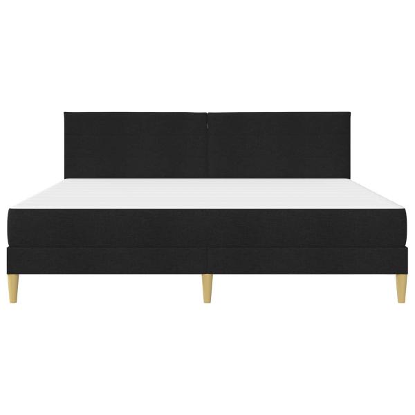 Bettrahmen Schwarz 180 x 200 cm Polyester