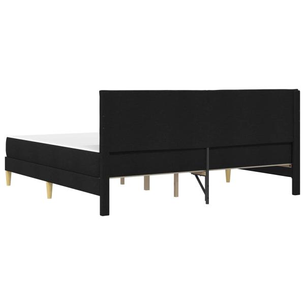 Bettrahmen Schwarz 180 x 200 cm Polyester