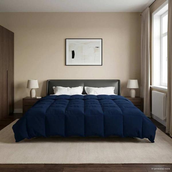 ARDEBO.de - Winterbettdecke 240 x 260 cm Winter Mikrofaser (100% Polyester)