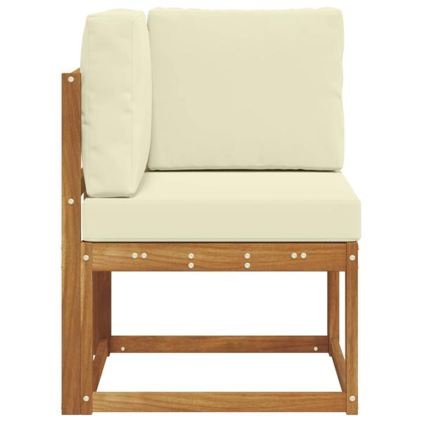 Outdoor Ecksofa Massivholz Akazie