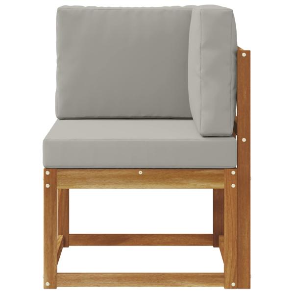 Outdoor Ecksofa Massivholz Akazie