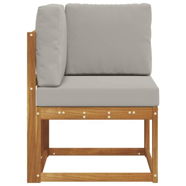 Outdoor Ecksofa Massivholz Akazie