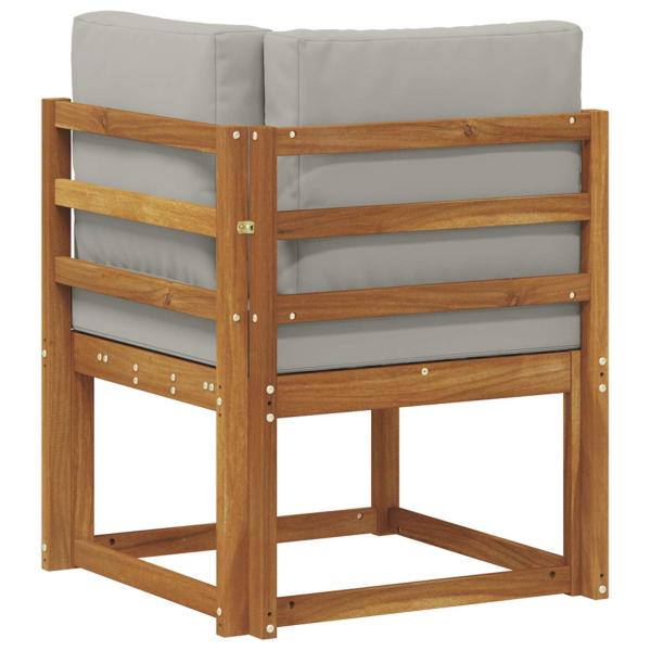Outdoor Ecksofa Massivholz Akazie
