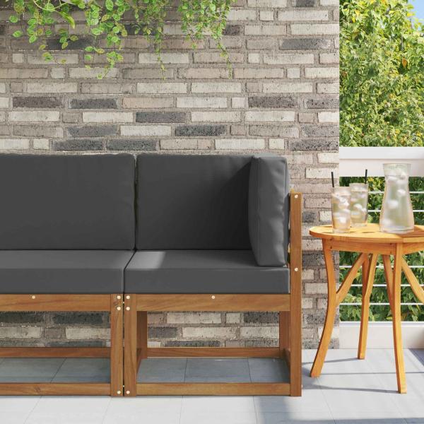 ARDEBO.de - Outdoor Ecksofa Massivholz Akazie