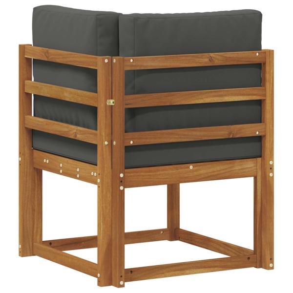 Outdoor Ecksofa Massivholz Akazie