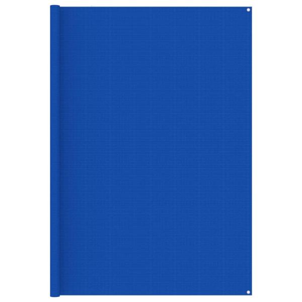 Zeltteppich 250x250 cm Blau HDPE