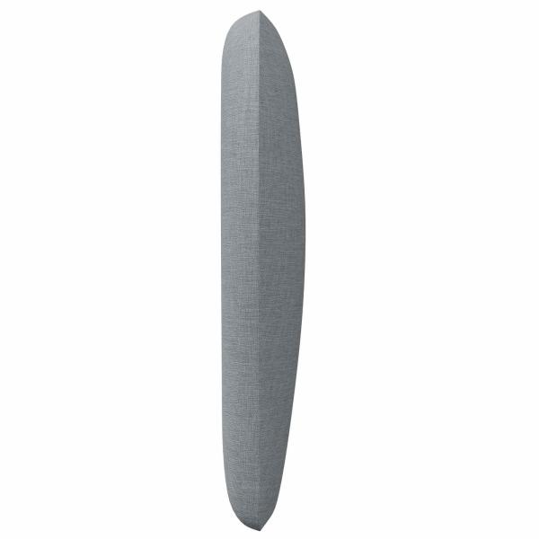 Kopfteil Ohr Hellgrau 40 x 23 x 6 cm Stoff