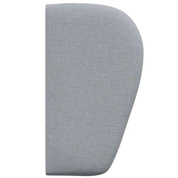 Kopfteil Ohr Hellgrau 40 x 23 x 6 cm Stoff