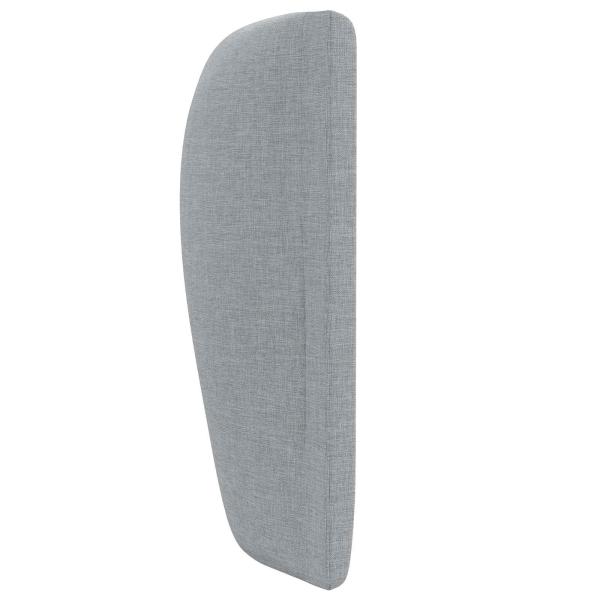 Kopfteil Ohr Hellgrau 40 x 23 x 6 cm Stoff
